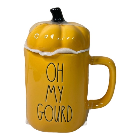 Rae Dunn "OH MY GOURD" Figural Coffee Mug - Picture 1 of 1